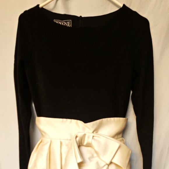 Wayne Clark classic silk and wool cocktail frock, very Audrey Hepburn ! - Picture 16 of 16